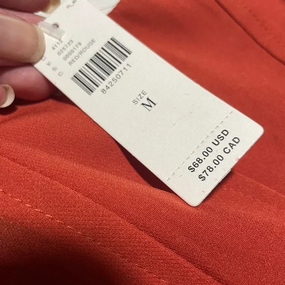 NEW Anthropologie Rust Sweetheart Corset Tank Top size Medium - Picture 2 of 3